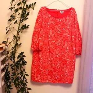 Old Navy red print dress